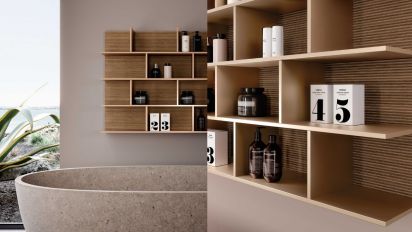 Mobili da Bagno con Maniglia a Gola